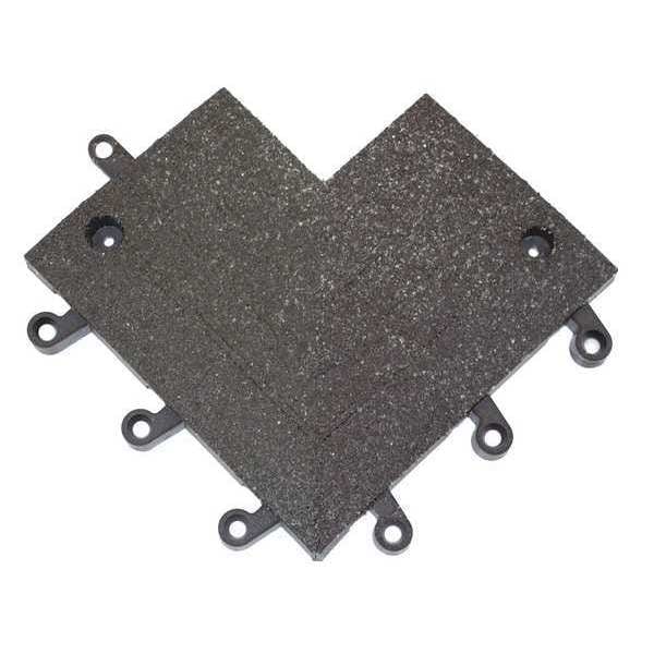 Wearwell Antifatigue Mat, 9" L x 6" W, 7/8" Thickness, PVC, Open Grid, Black - 561.78X6X9X9BK