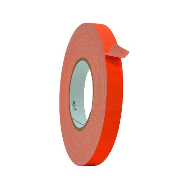 Wod Tape GTC12F Gaffer Tape Fluorescent Orange 3/4 in. X 60 ft., 64PK - WOD GTC12F-00750-64-60-FOR