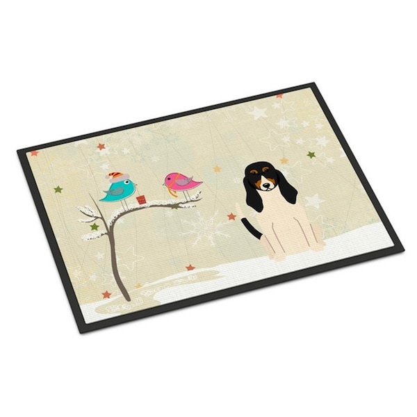 Micasa Christmas Presents Between Friends Swiss Hound Indoor or Outdoor Mat24 x 0.25 x 36 in. - MI891205