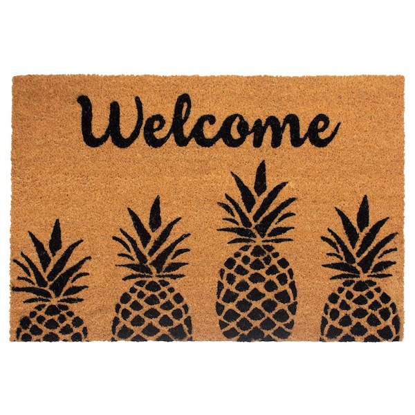 Calloway Mills Entrance Mat, Coir, Black, Natural - 104991729