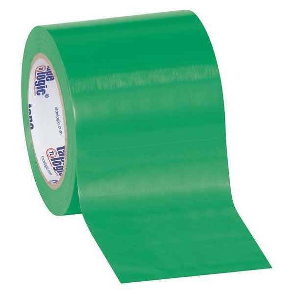 Partners Brand Tape Logic Solid Vinyl Safety Tape, 6.0 Mil, 4" x 36 yds., Green, 3/Case - T94363PKG