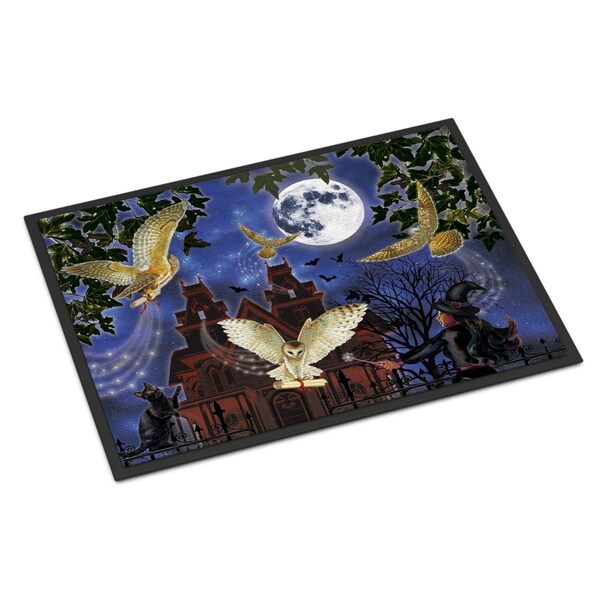 Carolines Treasures 24 x 36 in. Halloween Owl Express Indoor or Outdoor Mat - PRS4051JMAT