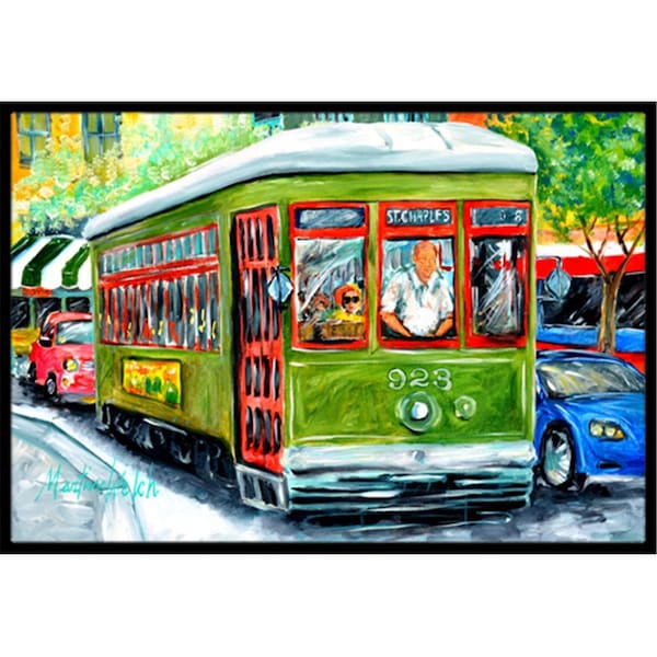 Jensendistributionservices 18 x 27 In. Street Car Indoor or Outdoor Mat - MI2554196