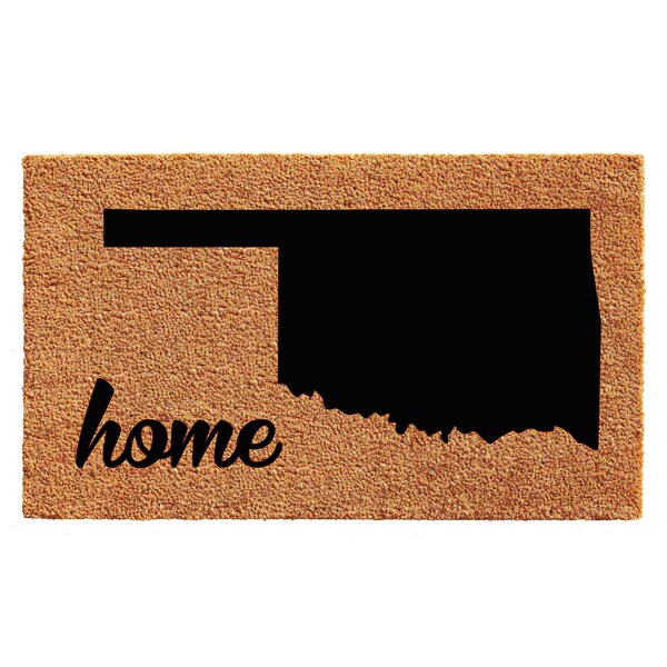 Calloway Mills Entrance Mat, Coir, Natural, Black - 105381830