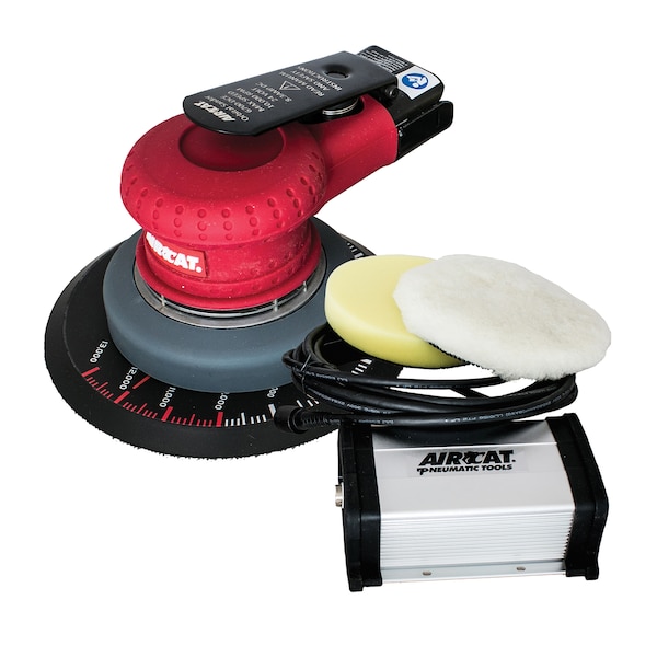 Aircat Electric Palm Sander / Polisher (Vac), 6700-DCE-3V - 6700-DCE-3V