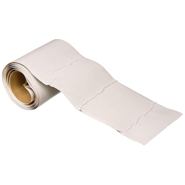 Sticky Situation 4 in. x 5 ft. Roll 017-413828-5 Multiseal Plus Tape - White - ST3083632