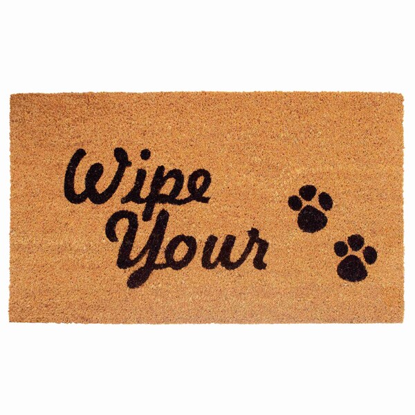 Calloway Mills Entrance Mat, Coir, Natural, Black - 100461729
