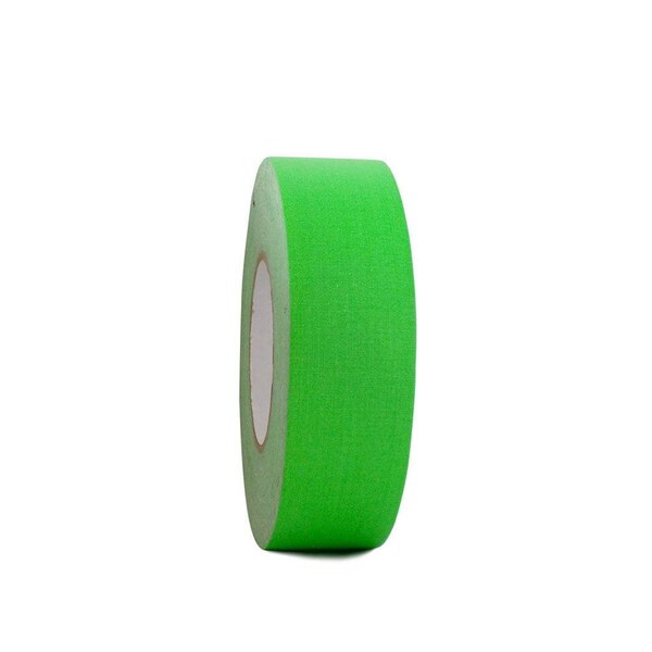 Wod Tape GTMC12F Premium Grade Gaffer Tape Fluorescent Green 3 in. X 50 yds., 16PK - WOD GTMC12F-03000-16-25-FGR