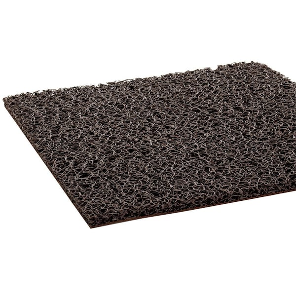 Crown Matting Technologies Scraper Mat, PVC, 3/8" Thick, Brown, 4' W x 20' L - DE MB42BR