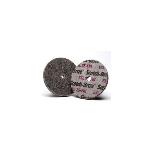 3M Scotch-Brite EXL Unitized Wheel 3 x 1/4 x 1/4 Silicon Carbide 2S FIN - 7000000692