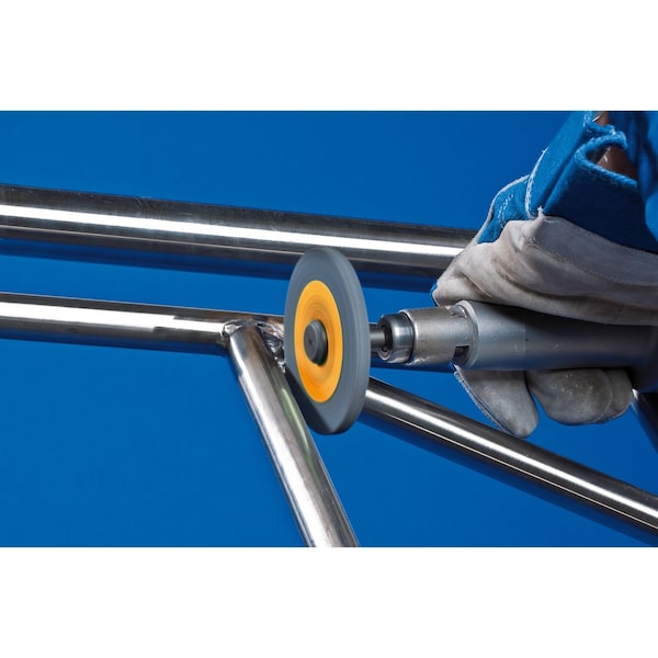 Pferd Unitized Wheel, 2SF, 3"x1/4"x1/4", 3 in Dia, 1/4 in W, 1/4 in Arbor Hole - 48290