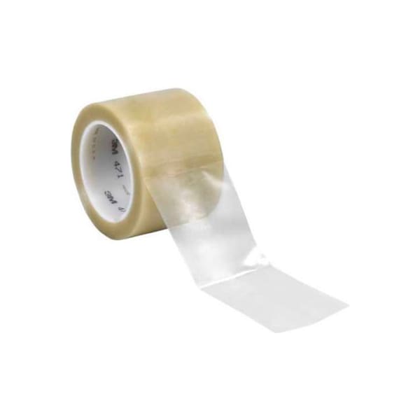 Box Packaging 3M 471 Vinyl Tape 3" x 36 Yds 5.2 Mil Clear - 3/PACK - T9684713PKC