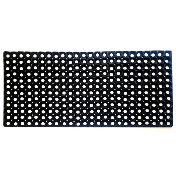 Jensendistributionservices Imports Decor Hollow Rubber Door Mat - MI2592396
