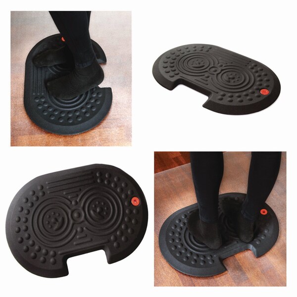 Floortex Antifatigue Mat, 24" L x 16" W, Black - FCA21624XBK
