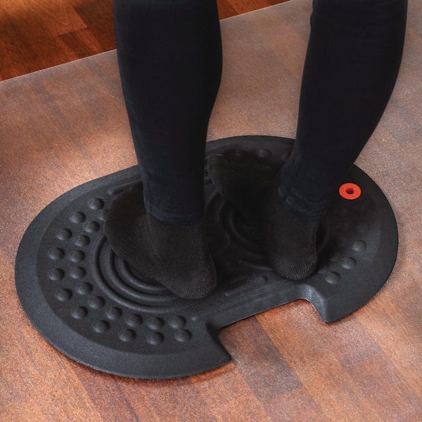 Floortex Antifatigue Mat, 24" L x 16" W, Black - FCA21624XBK