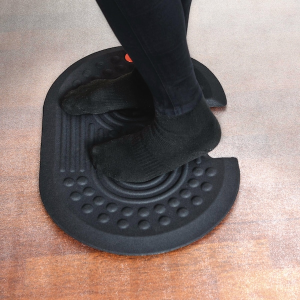 Floortex Antifatigue Mat, 24" L x 16" W, Black - FCA21624XBK