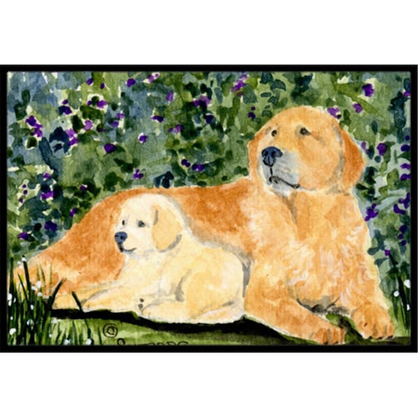 Beyondbasketball Golden Retriever Indoor Outdoor Mat - BE2932184