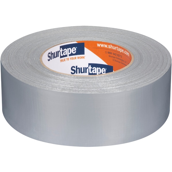Shurtape Duct Tape, 55m L, 5-63/64 in. D, Silver - SF 682