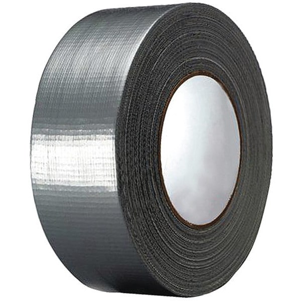 Zoro Select Duct Tape, 48mm W x 55m L, Industrial - TC597-SILVER-48MM X 55M