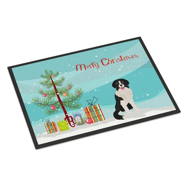 Carolines Treasures 24 x 36 in. Borador Christmas Tree Indoor or Outdoor Mat - CK3887JMAT