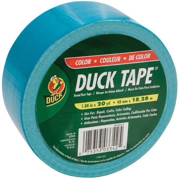 Duck Brand Duck 1.88 in. W X 20 yd L Aqua Solid Duct Tape - 1265020