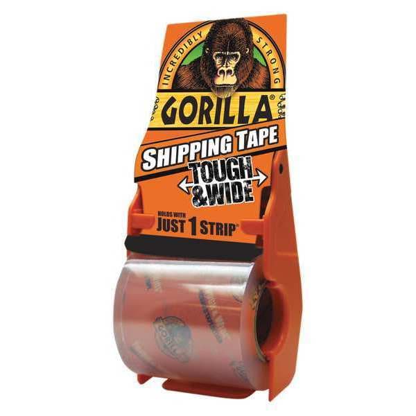 Gorilla Glue Gorilla Shipping Tape, 3.4 Mil, 3" x 36 yds., Clear, 1/Case - ADHGGT335