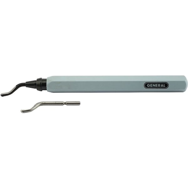General Tools Deburring Tool, Swivel Head Blade, Aluminum Handle, 518 in L - 482