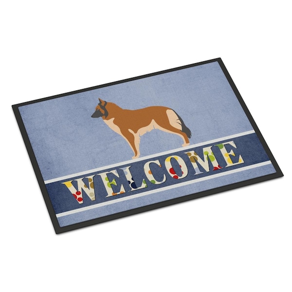 Carolines Treasures Belgian Tervuren Welcome Indoor or Outdoor Mat - 24 x 36 in. - BB8303JMAT