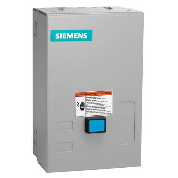 Arrancador magnético NEMA sin reversión de Siemens, Calificación NEMA 1, 120V AC, 3 polos, 1NO - 14CUB32BF.