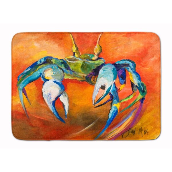 Carolines Treasures Blue Crab Machine Washable Memory Foam Mat - JMK1110RUG
