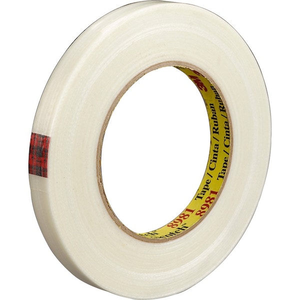 Scotch Filament Tape, 3" Core, 3/4"x60 Yards, Clear - 898134