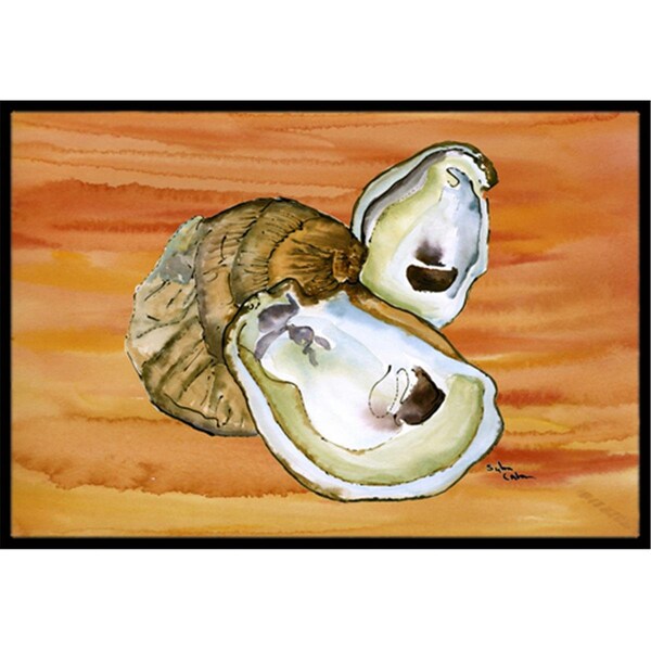 Carolines Treasures 36 x 24 in. Oyster Indoor Or Outdoor Doormat - 8142-JMAT