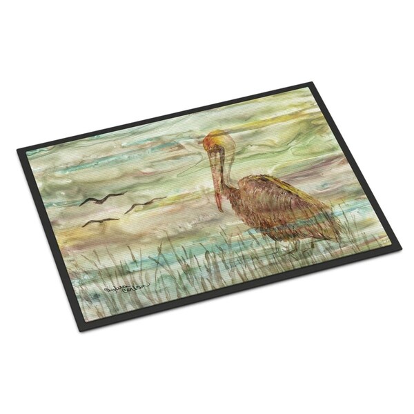 Carolines Treasures 18 x 27 in. Brown Pelican Sunset Indoor or Outdoor Mat - SC2011MAT