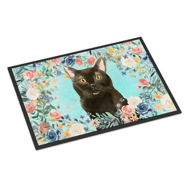 Carolines Treasures 24 x 36 in. Bombay Spring Flowers Indoor or Outdoor Mat - CK3391JMAT