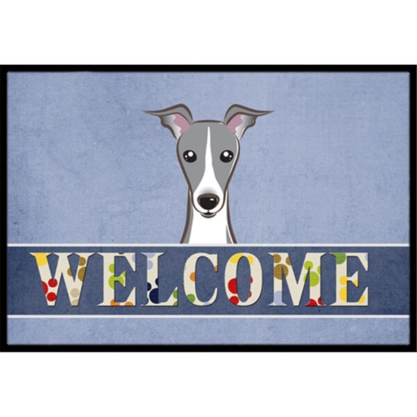 Carolines Treasures Italian Greyhound Welcome Indoor & Outdoor Mat, 18 x 27 in. - CA77366