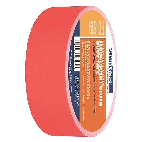 Shurtape Tape, Duct Type, 48mm Duct Tape W - PC 619 FLO-48MM X 55M-24 RLS/CS