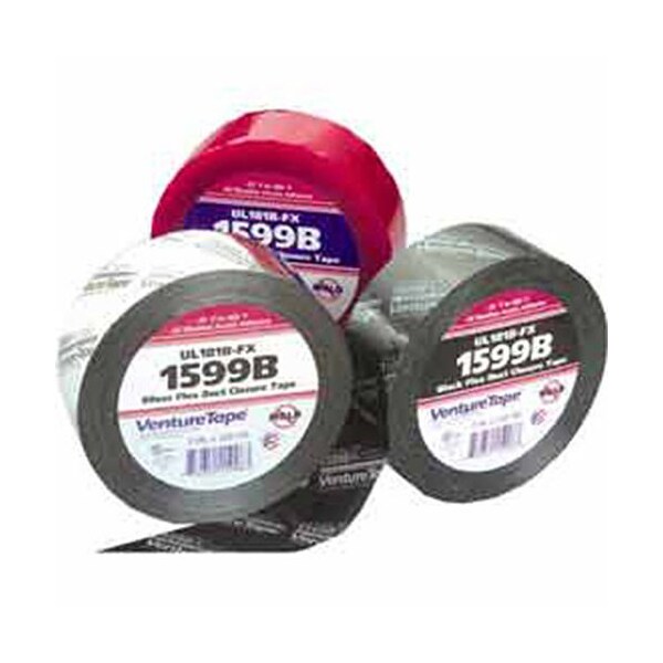 3M Venturetape 1599B-G512 FlexDuct Closure Tape, 2 IN x 120 Yards, Black - 7100043816