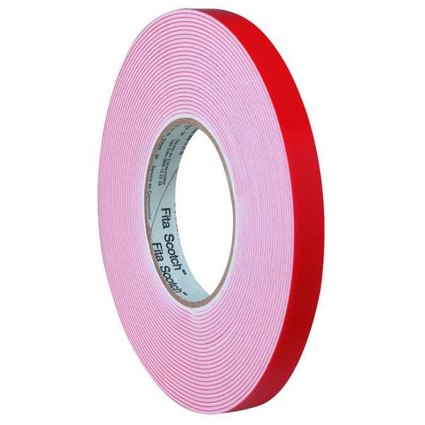 3M Double-Sided Foam Tape, 3/4 in W, 15 yd L, 1/16 in, Acrylic Foam, Double-Sided - 5952