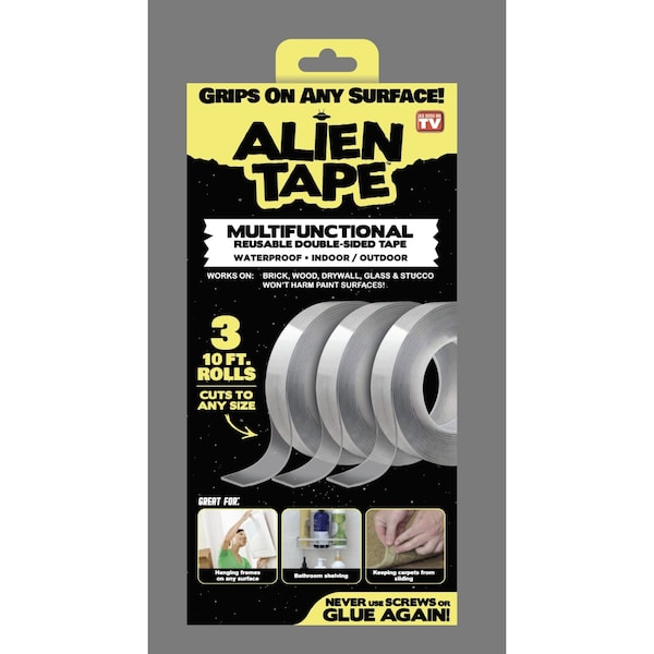 Aline Tape Alien Tape 10 in. L X 1.18 in. W Double-Sided Tape - 7087