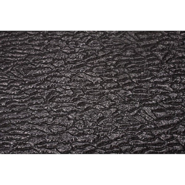 Protex Antifatigue Mat, 60 in L x 36 in W, 3/8 in Thickness, Closed Cell Vinyl Foam, Black - PR335TB