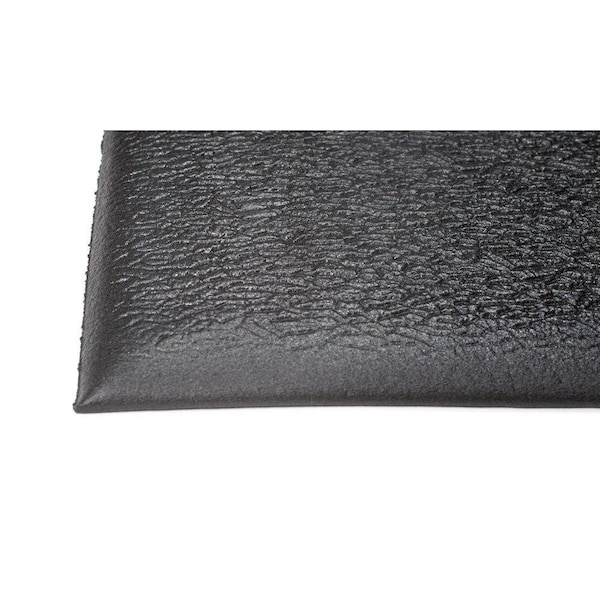 Protex Antifatigue Mat, 60 in L x 36 in W, 3/8 in Thickness, Closed Cell Vinyl Foam, Black - PR335TB