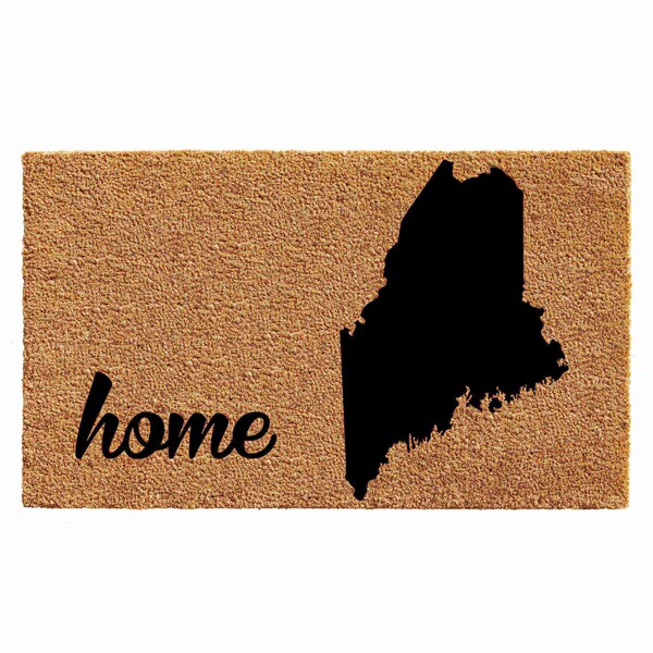 Calloway Mills Entrance Mat, Coir, Natural, Black - 102902436