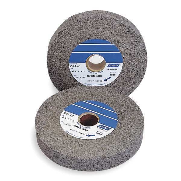 Norton Abrasives Convolute Wheel, Metal Finish, 6x1/2x1, FN - 66261055272