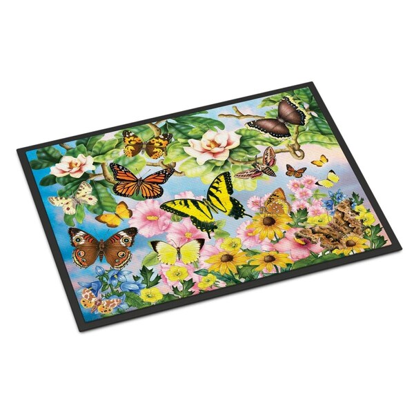 Jensendistributionservices 18 x 27 in. North American Butterflies Indoor or Outdoor Mat - MI2553248