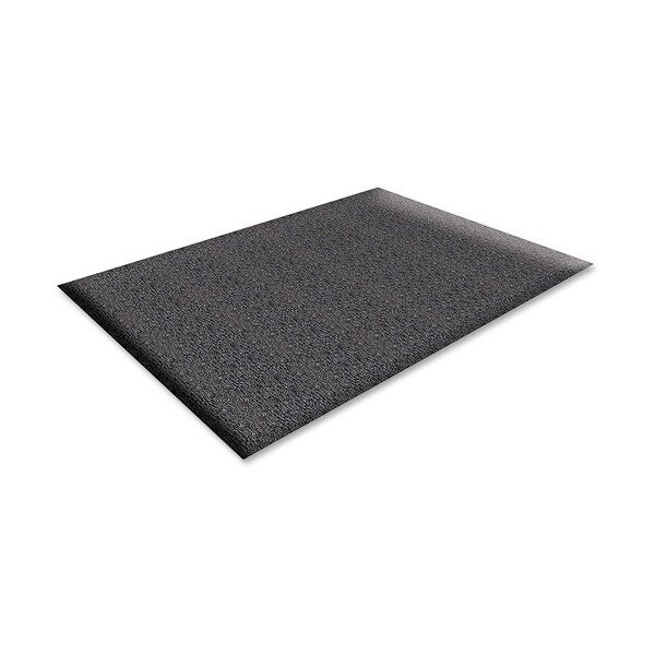 Genuine Joe Genuine Joe Floor Mat, Anti-Fatigue, Thick Vinyl, 2ft x3ft , Black - GJO70370