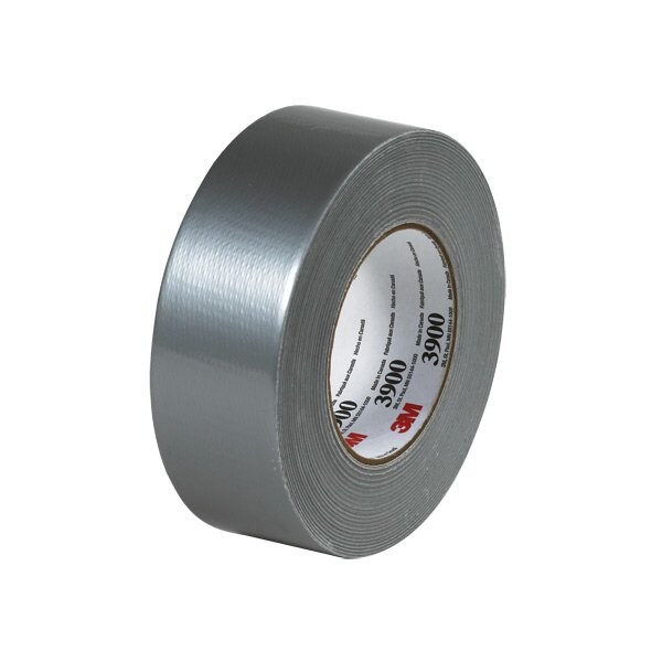 3M 2'' x 60 yds. Silver 3M 3900 Duct Tape, 3PK - T98739003PK