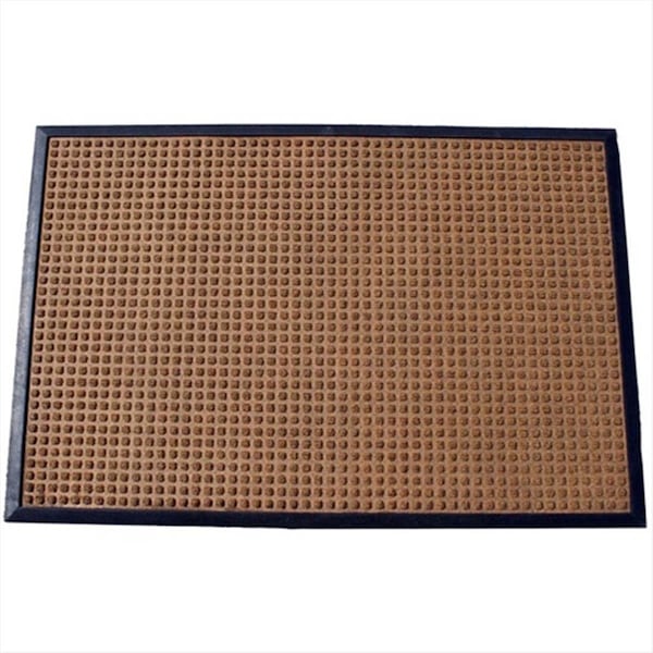 Rickis Rugs 630S0035BN 3 ft. W x 5 ft. L Stop-N-Dry Mat in Brown - RI275543