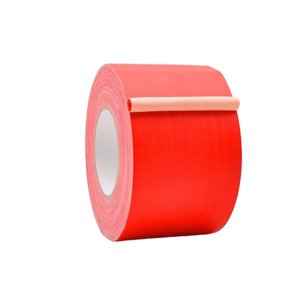 Wod Tape GTC12 Gaffer Tape Low Gloss Finish Film 4 in. X 60 ft. Red, 12PK - WOD GTC12-04000-12-60-RED