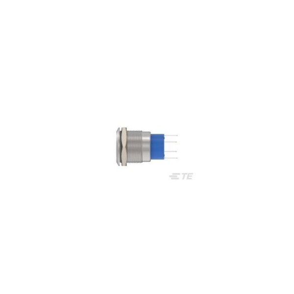 Alcoswitch AV19 DPM 5A FIX RING LED AZUL 12V - AV1920R712Q04
