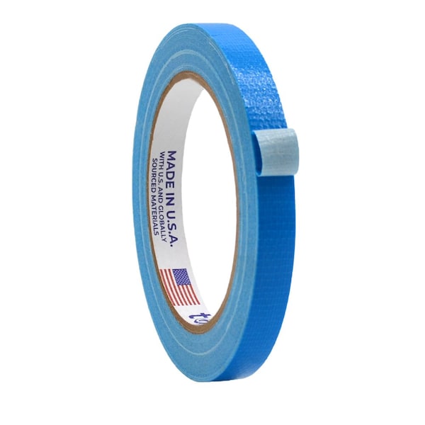 Wod Tape DTC10 Industrial Grade Duct Tape Teal Blue 1/2 in. x 60 ft., 96PK - WOD DTC10-00500-96-60-TBL
